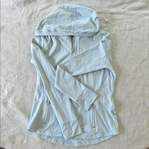 Women's Sky Blue Activewear Jacket